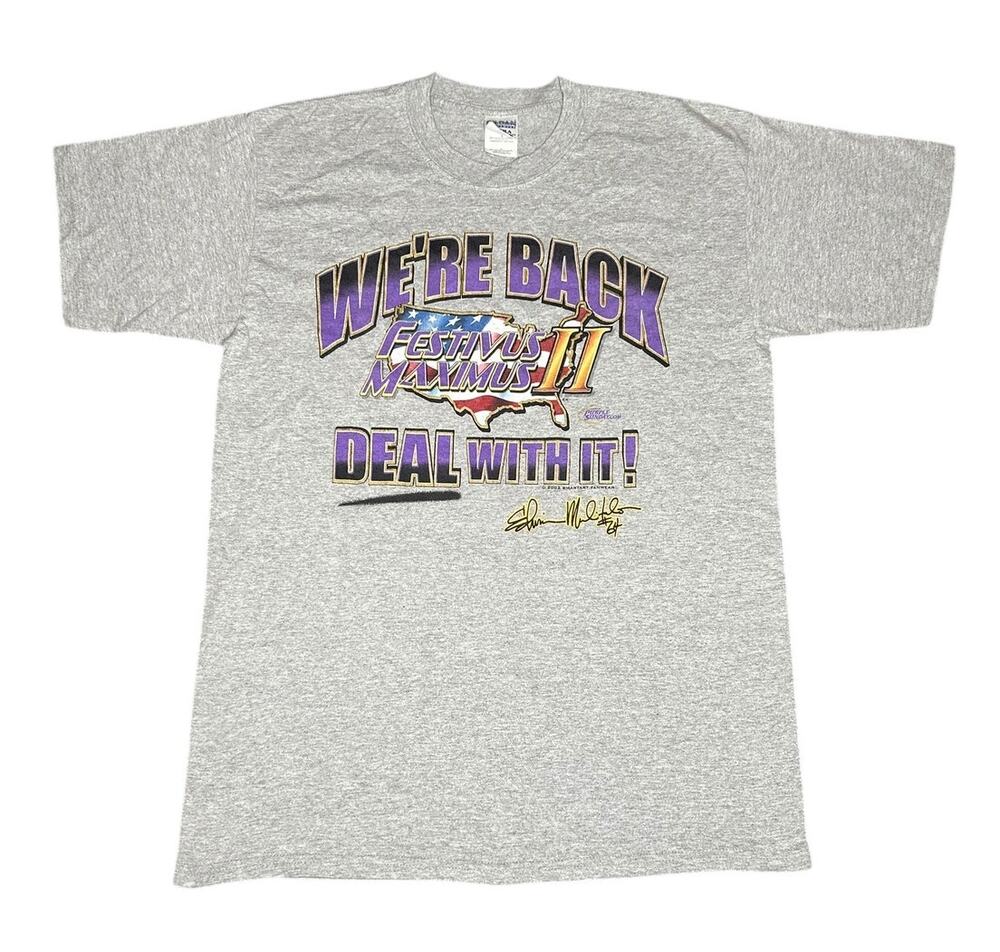 Vintage Baltimore Ravens Festivus Maximus We're Back NFL T-Shirt